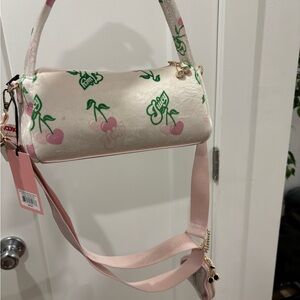 Juicy Couture cherry Pink and White Women's Bag